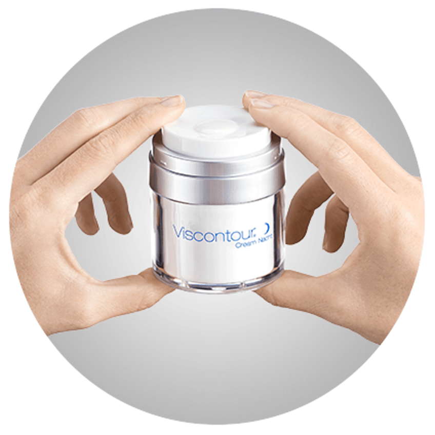 VISCONTOUR&reg; CREAM NACHT Anwendung